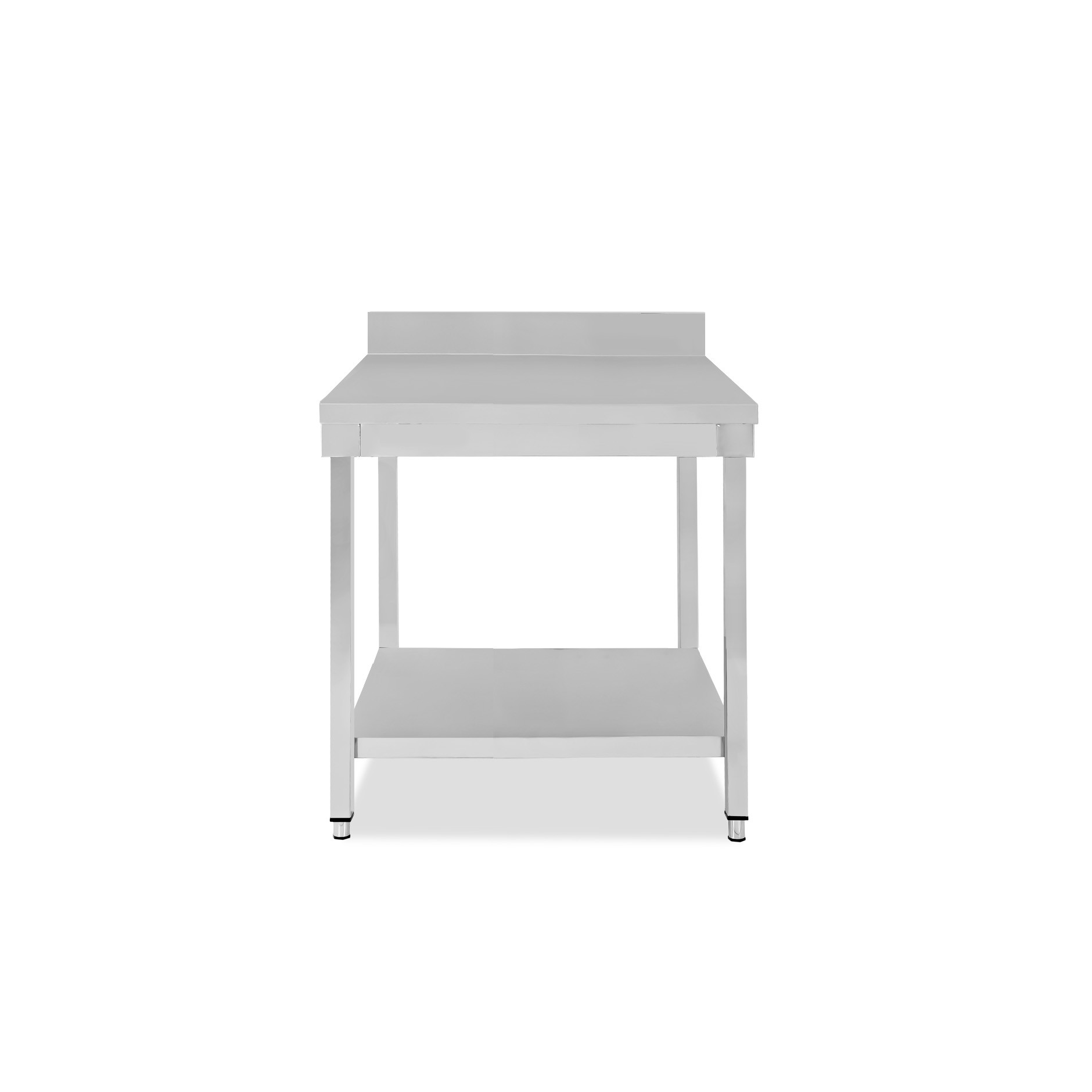 Edelstahltisch 1 Grundboden Aufsatz B 700 mm x T 800 mm x H 950 mm