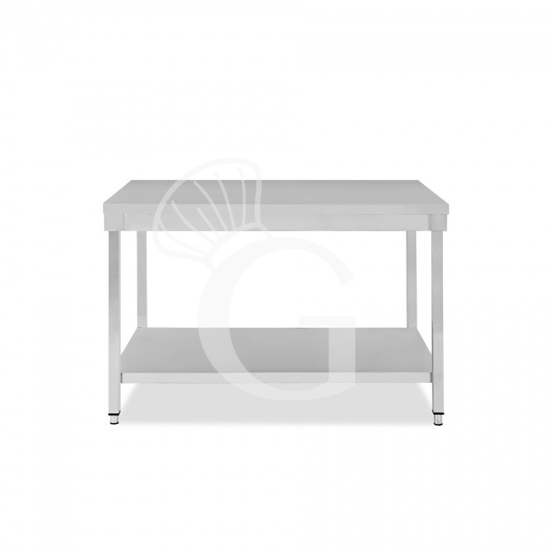 Edelstahltisch, 1 Grundboden, B 1300 mm x T 600 mm x H 865 mm Edelstahltisch, 1 Grundboden, B 1300 mm x T 600 mm x H 865 mm