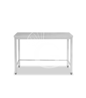 copy of Tavolo semplice in acciaio inox con misure L 1100 mm x P 600 mm x H 850 mm