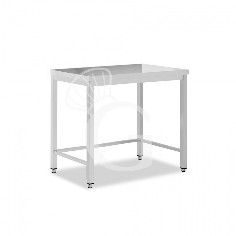 Edelstahltisch B 600 mm x T 800 mm x H 850 mm