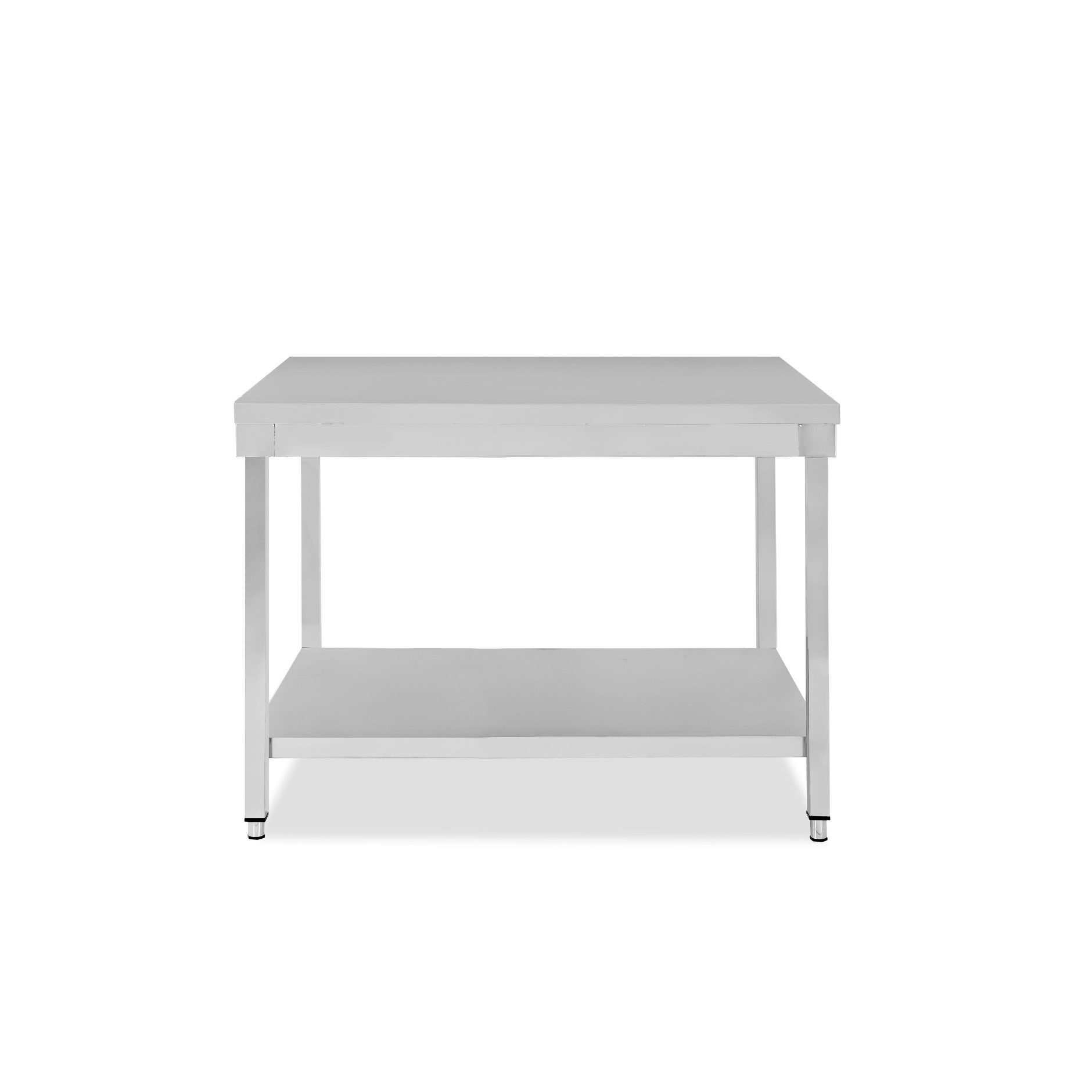 Edelstahltisch, 1 Grundboden, B 1000 mm x T 700 mm x H 865 mm