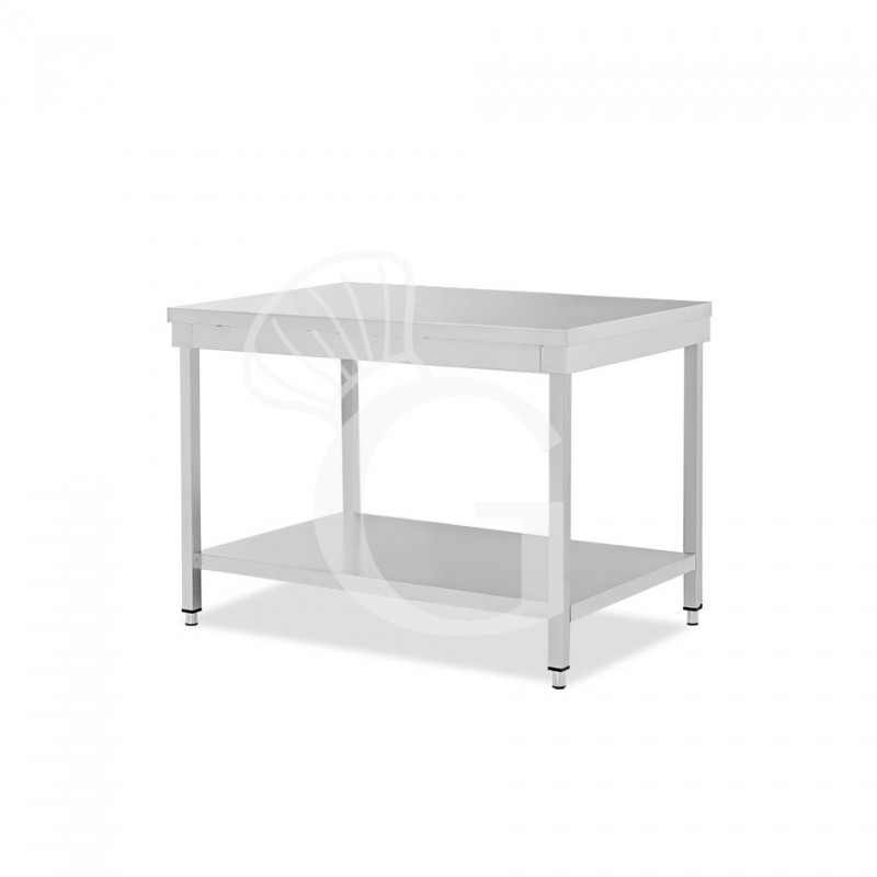 Edelstahltisch, 1 Grundboden, B 1100 mm X T 800 mm X H 865 mm