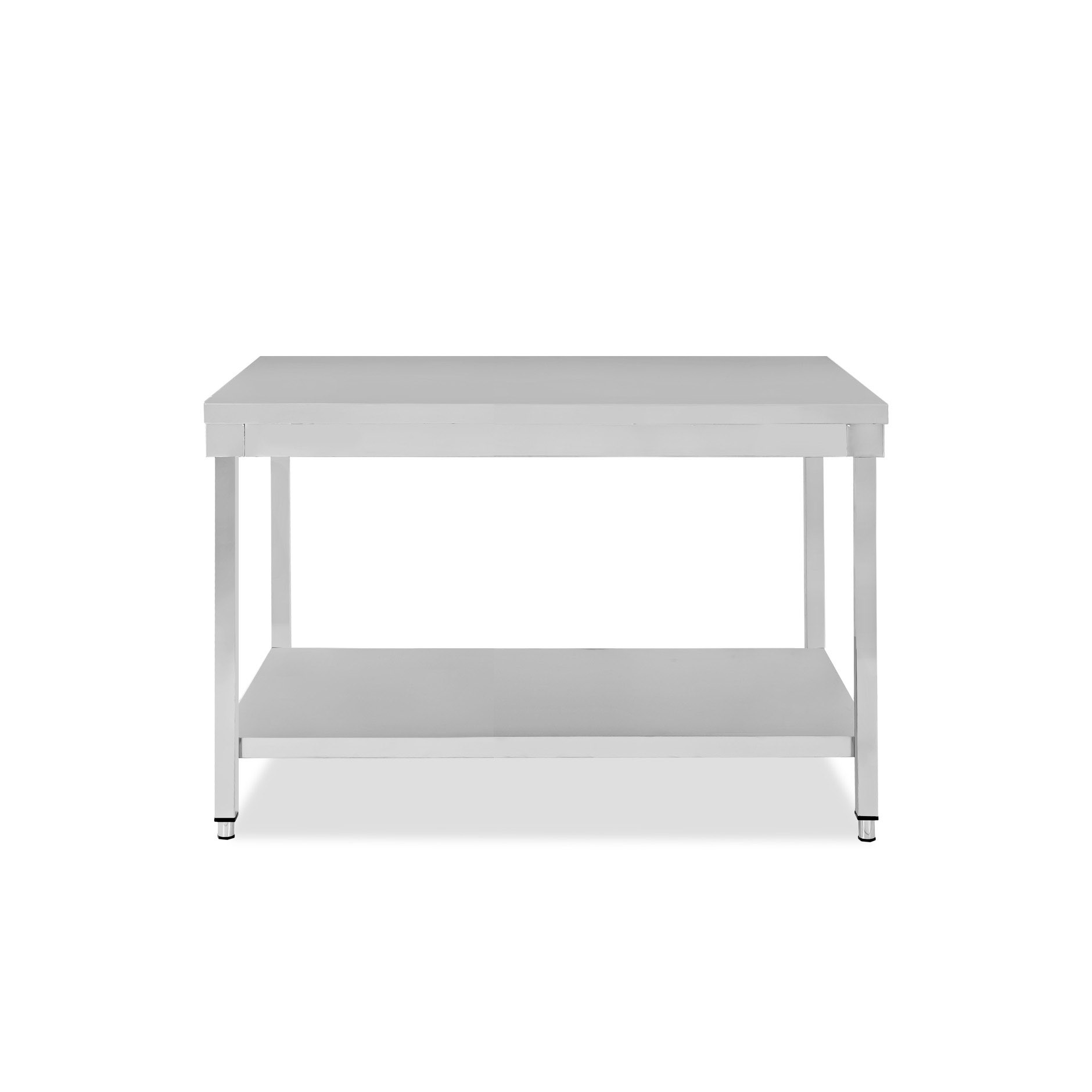 Edelstahltisch, 1 Grundboden, B 1300 mm X T 800 mm X H 865 mm