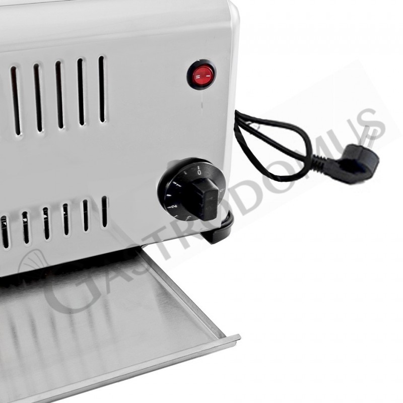 Gastro Toaster, 6 Brotscheiben, Krümelschublade, B 420 mm x T 210 mm x H 225 mm