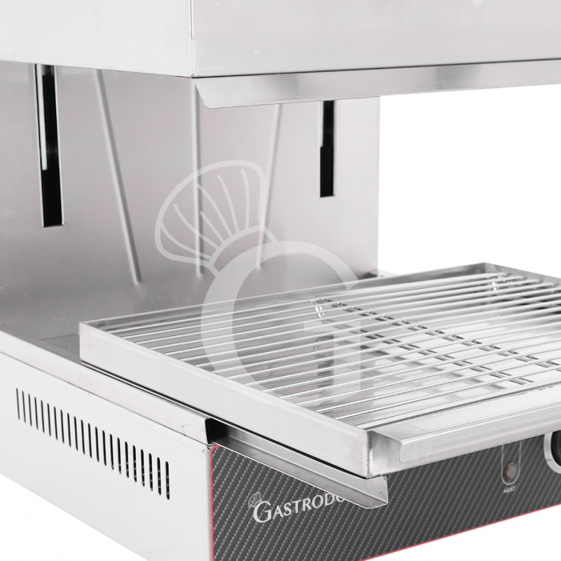 Pita Ofen / Gastro Salamander Grill, einphasig, höhenverstellbare Heizkörper, B 450 mm x T 510 mm x H 520 mm, 2,8 kW