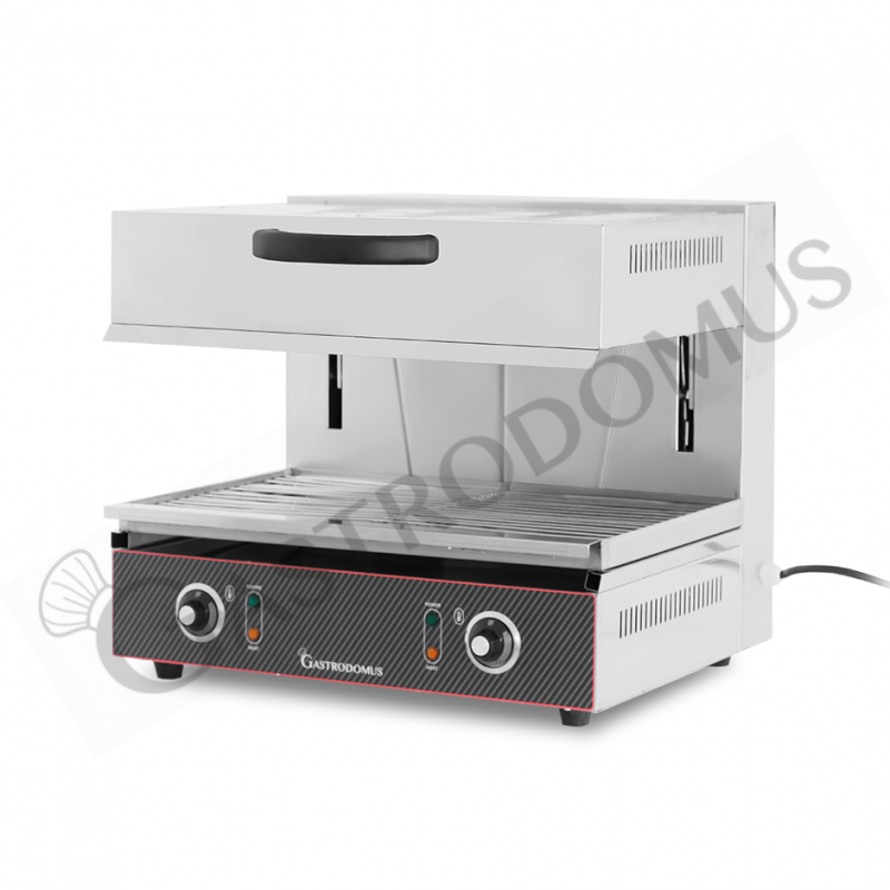 Pita Ofen / Gastro Salamander Grill, einphasig, höhenverstellbare Heizkörper, B 600 mm x T 450 mm x H 515 mm , 0.4 kW