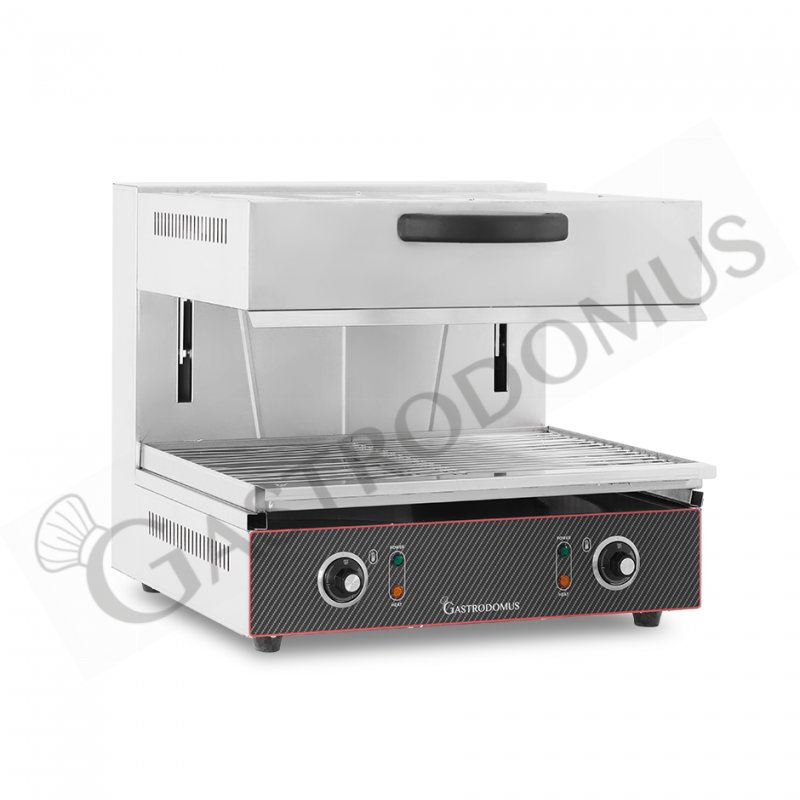 Pita Ofen / Gastro Salamander Grill, einphasig, höhenverstellbare Heizkörper, B 600 mm x T 450 mm x H 515 mm , 0.4 kW