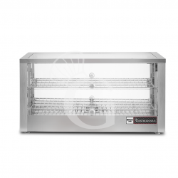 Wärmevitrine (80 L), Glas und Edelsthal, +30°C/+90°C, B 700 mm x T 400 mm x H 360 mm