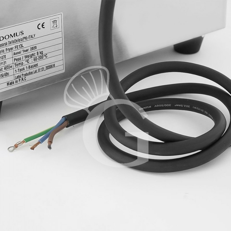 copy of Friggitrice elettrica da banco - 1 vasca - capacità 3 LT - 2000 W