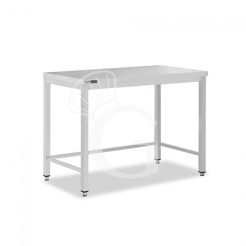Edelstahltisch, B 900 mm X T 600 mm X H 865 mm