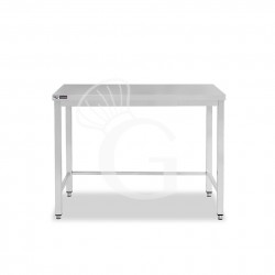 Edelstahltisch, B 900 mm X T 700 mm X H 865 mm