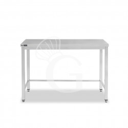 Edelstahltisch, B 1100 mm X T 700 mm X H 865 mm