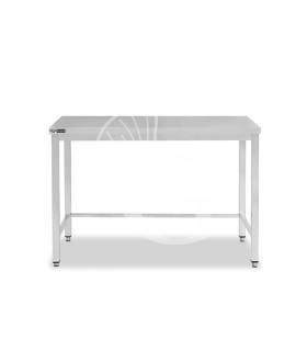 Edelstahltisch, B 1100 mm X T 800 mm X H 865 mm