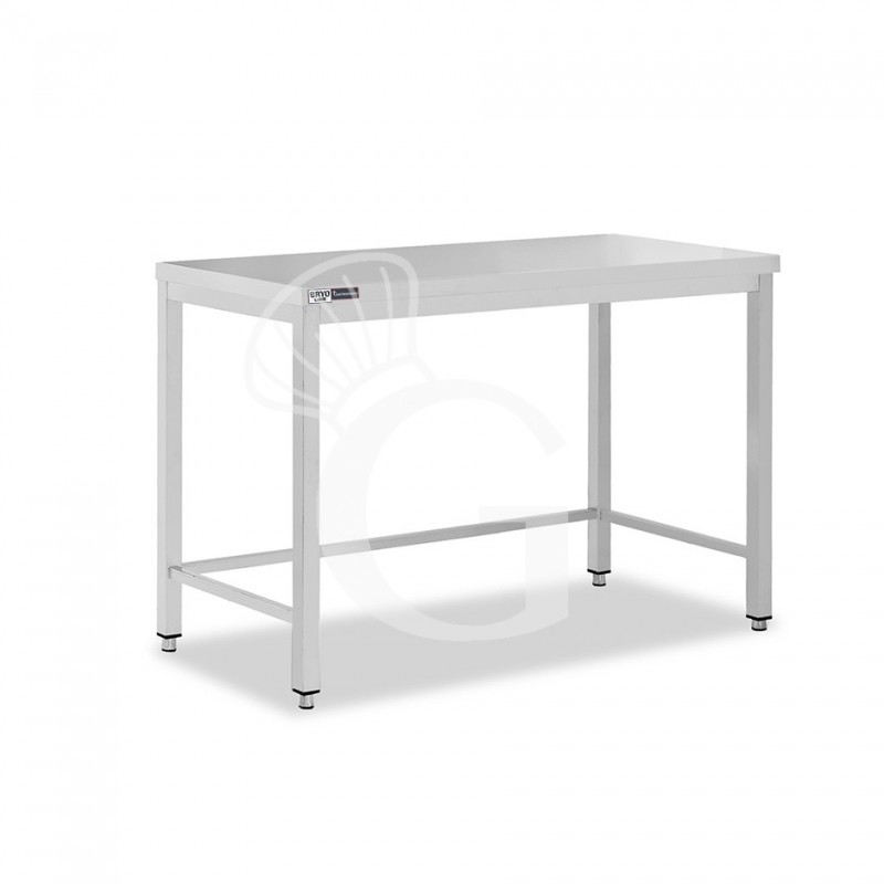 Edelstahltisch, B 1100 mm X T 800 mm X H 865 mm