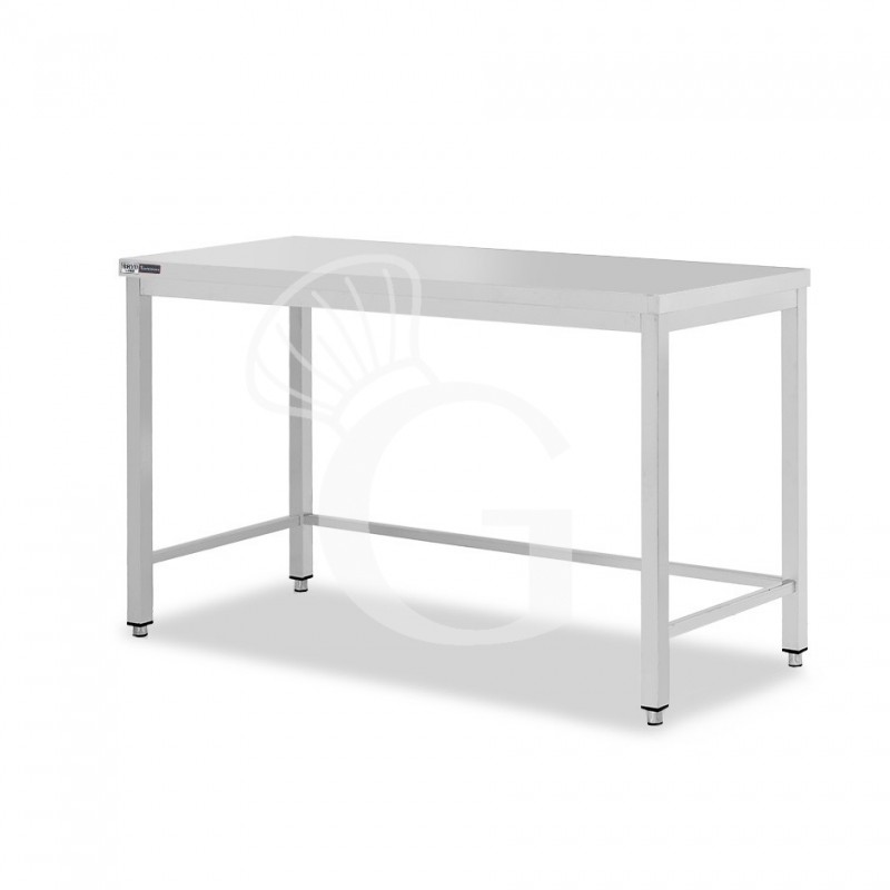Edelstahltisch, B 1300 mm X T 600 mm X H 865 mm