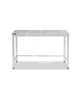 Edelstahltisch, B 1300 mm X T 600 mm X H 865 mm