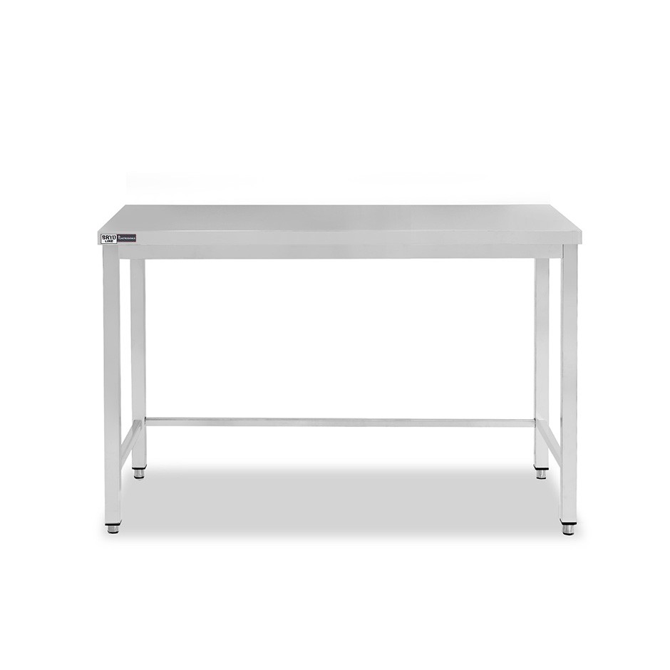 Edelstahltisch, B 1300 mm X T 600 mm X H 865 mm