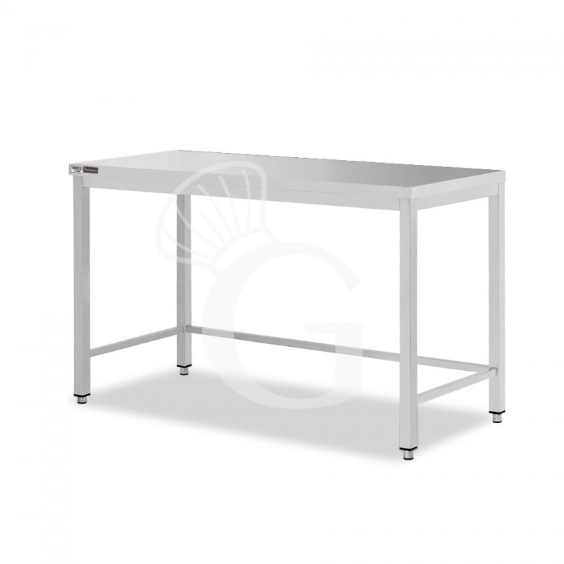Edelstahltisch, B 1400 mm X T 600 mm X H 865 mm