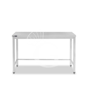 Edelstahltisch, B 1400 mm X T 800 mm X H 865 mm