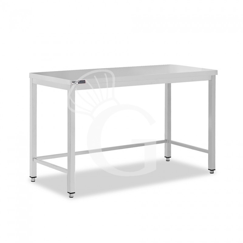 copy of Tavolo semplice in acciaio inox con misure L 1700 mm x P 700 mm x H 850 mm