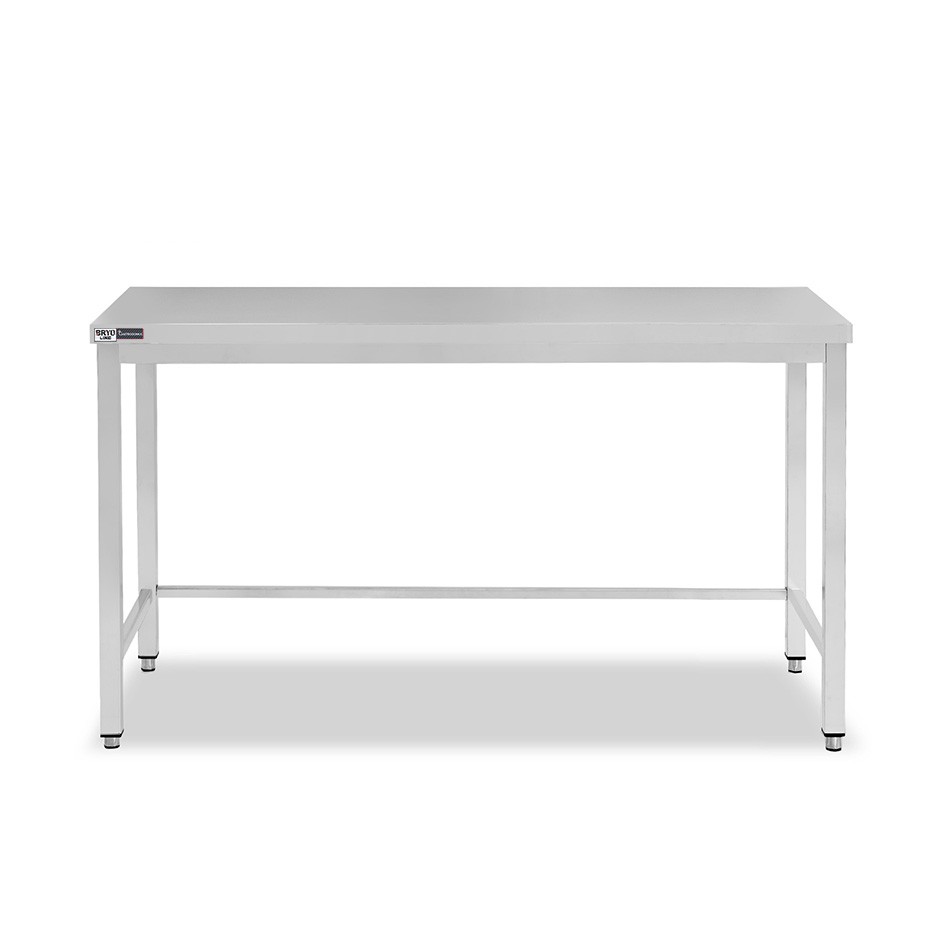 Edelstahltisch, B 1900 mm X T 600 mm X H 865 mm