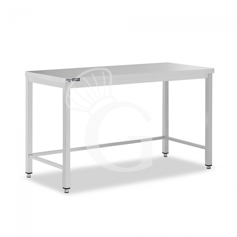Edelstahltisch, B 1800 mm X T 700 mm X H 865 mm