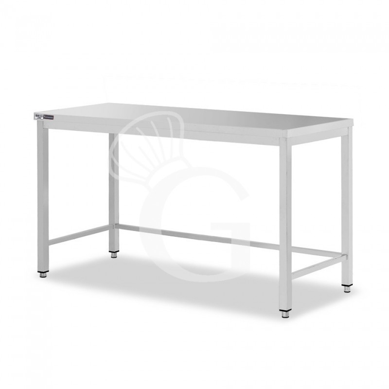 Edelstahltisch, B 2000 mm X T 700 mm X H 865 mm