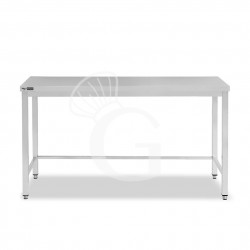Edelstahltisch, B 2000 mm X T 700 mm X H 865 mm