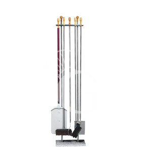 Ständer/Halter für Pizzaschaufel, 10 Halter, vertikal, B 450 mm x 320 mm x 1800 mm