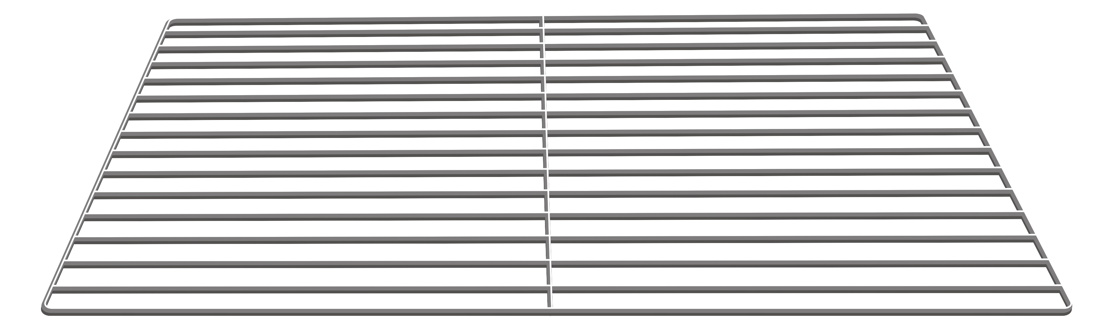 Verchromtes Gitter, 952 mm x 390 mm