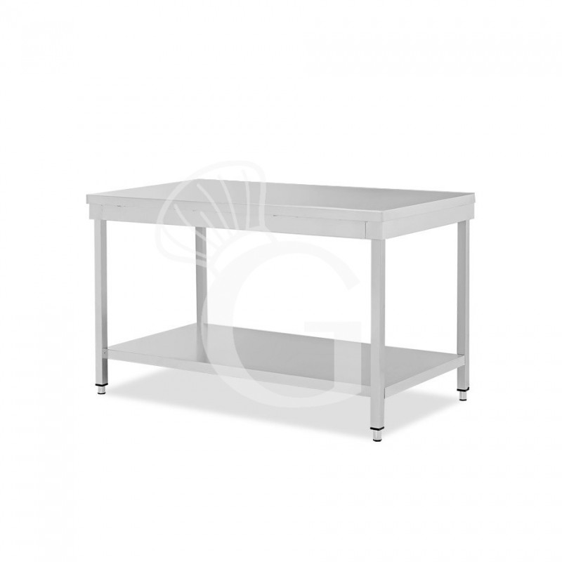 Edelstahltisch, 1 Grundboden, B 1800 mm X T 700 mm X H 865 mm Edelstahltisch, 1 Grundboden, B 1800 mm X T 700 mm X H 865 mm