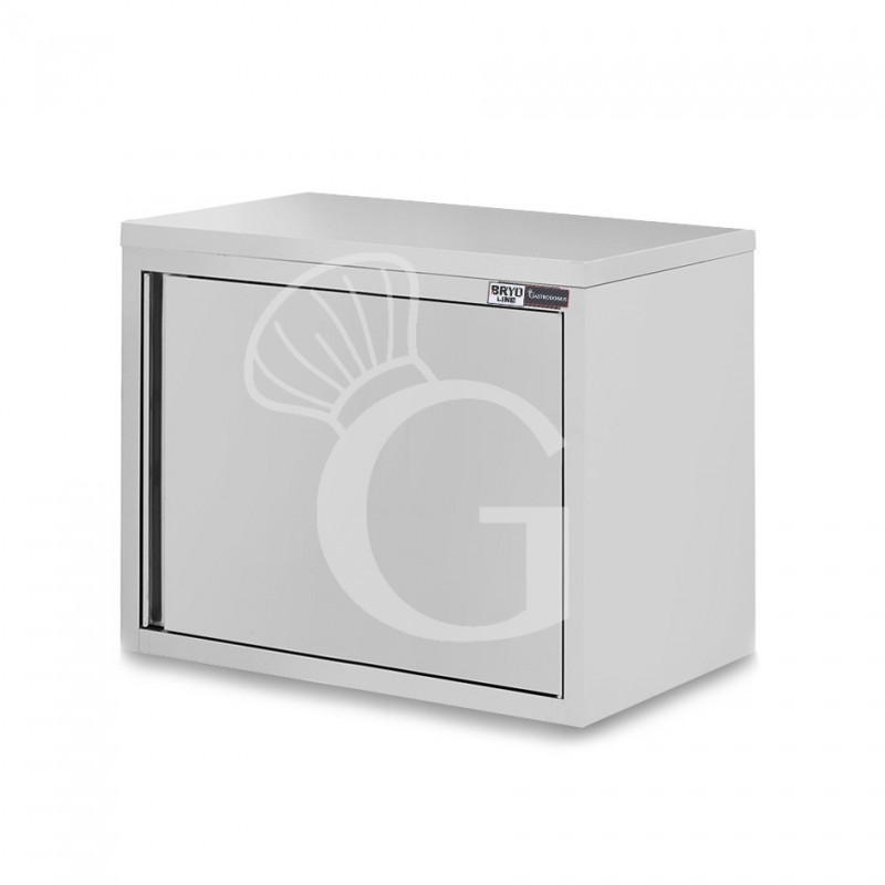 copy of Pensile in acciaio inox con 1 porta battente, 1 ripiano, L 600 x P 400 x H 650 mm