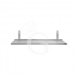 Wandbord aus Edelstahl, B 1100 mm x T 300 mm x H 350 mm