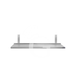 Wandbord aus Edelstahl, B 1000 mm x T 400 mm x H 350 mm