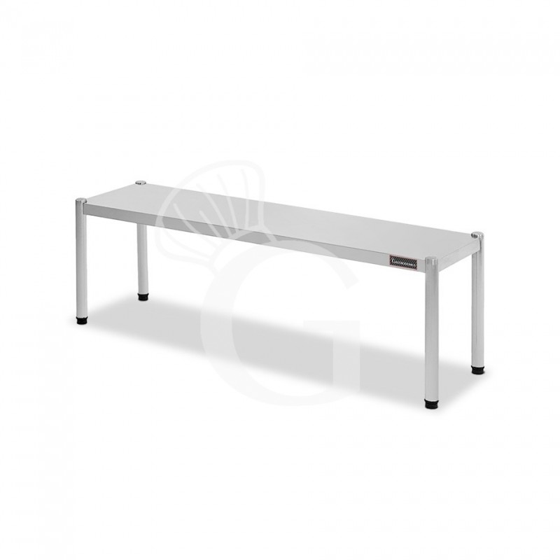 Aufsatzbord, Edelstahl, B 1000 mm x T 365 mm x H 425 mm