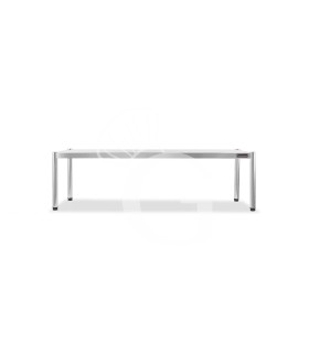 Aufsatzbord, Edelstahl, B 1000 mm x T 365 mm x H 425 mm