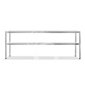 Aufsatzbord mit Zwischenboden, B 2000 mm x T 365 mm x H 725 mm