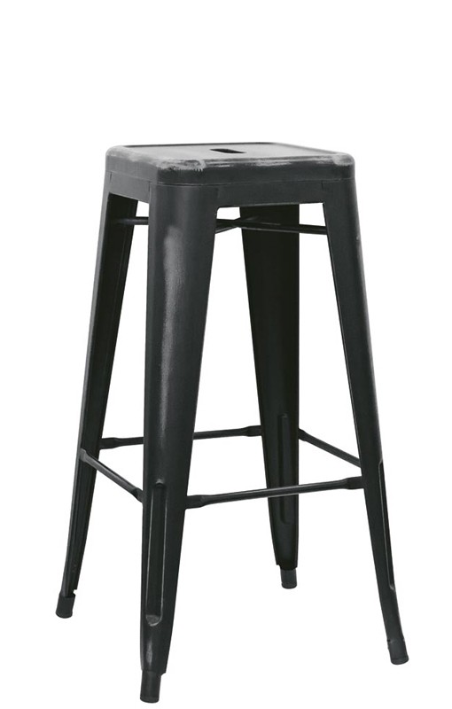 Barhocker "PYRAMID", lackiertes Metall