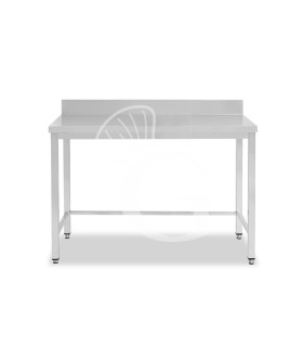 Edelstahltisch mit Aufsatz B 1000 mm x T 700 mm x H 950 mm