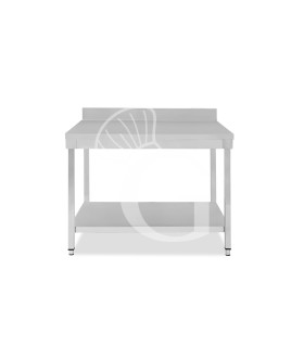 Edelstahltisch 1 Grundoden Aufsatz B 1000 mm x T 700 mm x H 965 mm