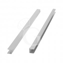 Coppia di guide in inox