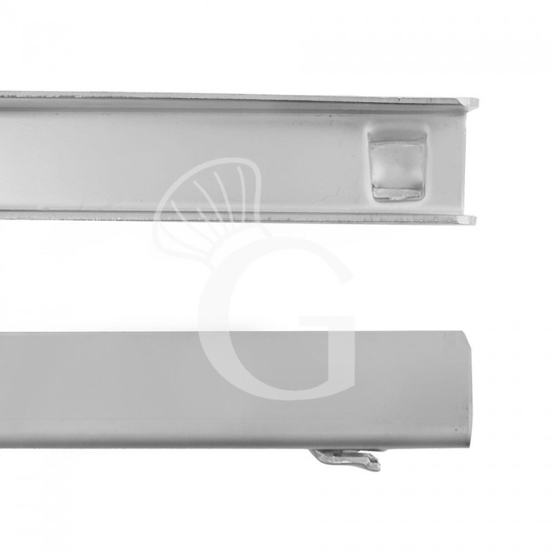 coppia di guide in inox