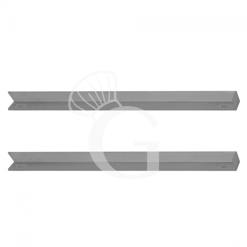 1 Paar Führungschienen aus Edelstahl, für Konditorei-Kühlschränke