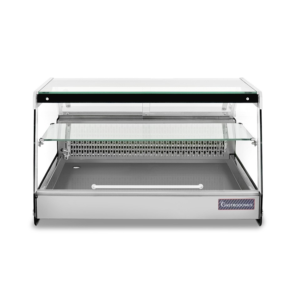 Tischkühlvitrine, Fassungsvermögen 128 L , Betriebstemperatur +2°C/ +12°C