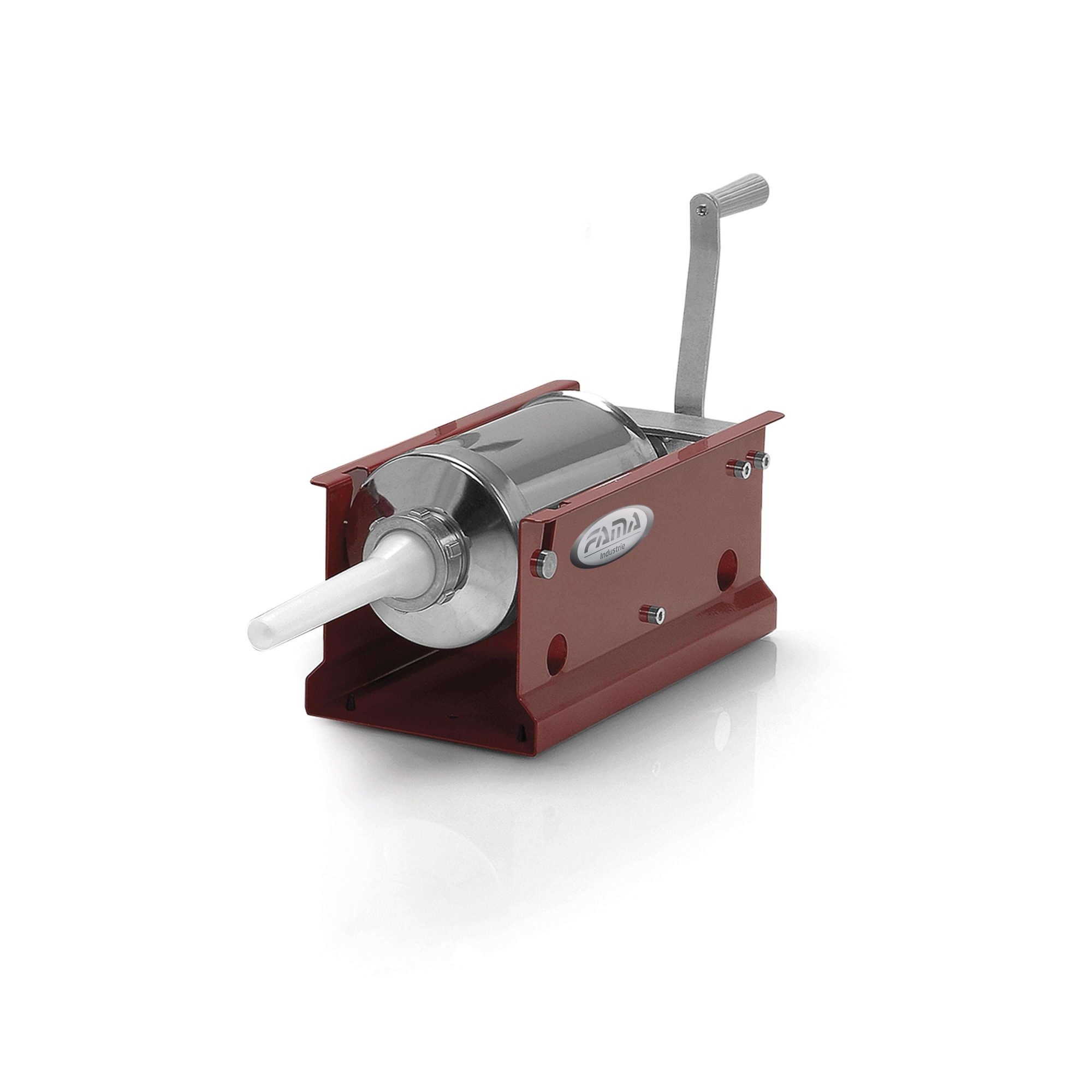 Manuelle Wurstfüllmaschine, liegend, Fassungsvermögen 3 Liter, Trichter Ø 36 mm