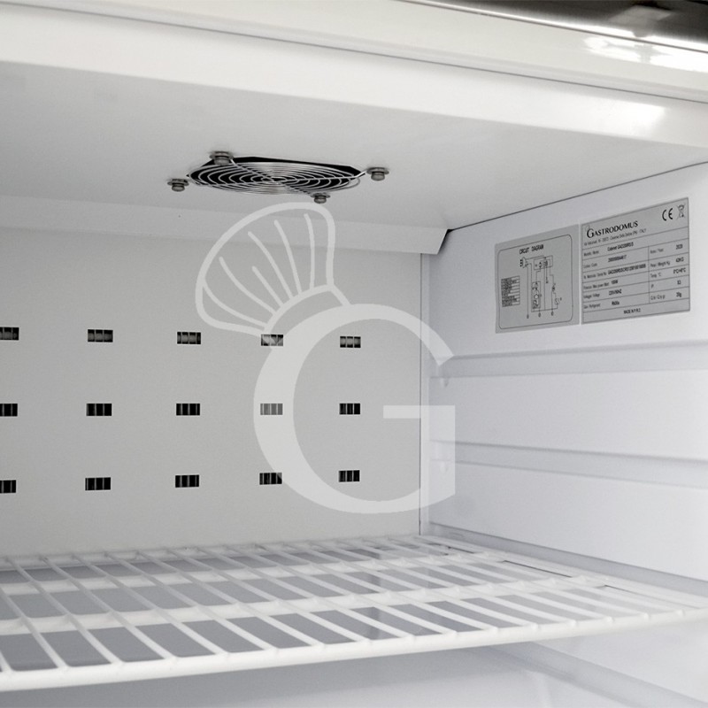 copy of Armadio refrigerato statico ECO - temperatura +2°C/+8°C - capacità 130 LT - in INOX