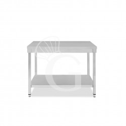 copy of Tavolo semplice in acciaio inox con 1 ripiano e misure L 1200 mm x P 600 mm x H 850 mm