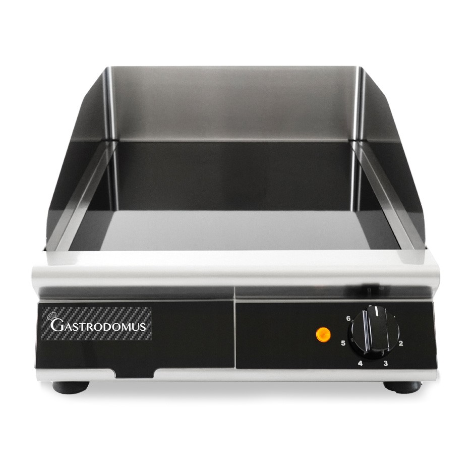 Professionelle Glaskeramik-Bratplatte, 2 Kochzonen (B 410 mm x T 670 mm x H 120 mm)