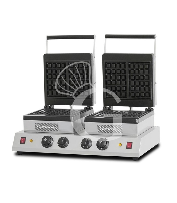 Waffeleisen, doppelt, 2Kwx2Kw,  B 600 mm x T 450 mm x H 250 mm