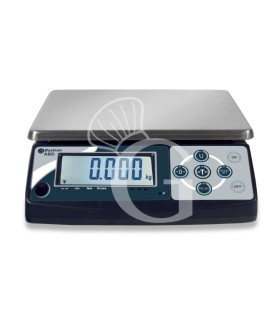 Kontrollwaage / Präzisionswaage, aus ABS, LCD-Display, Tragkraft: 1,5 kg, Präzision auf bis zu 0,1 g, B 245 x T 310 x H 95 mm